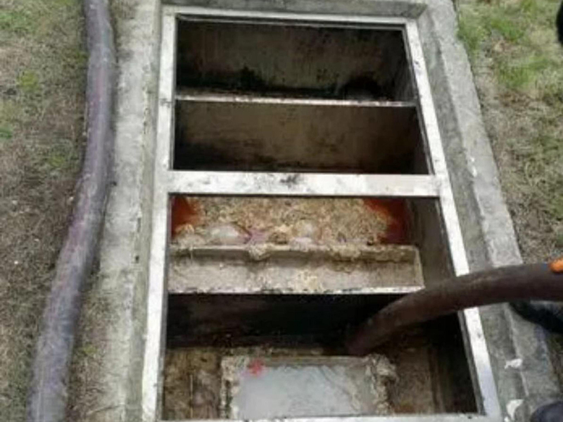 饶河隔油池清理