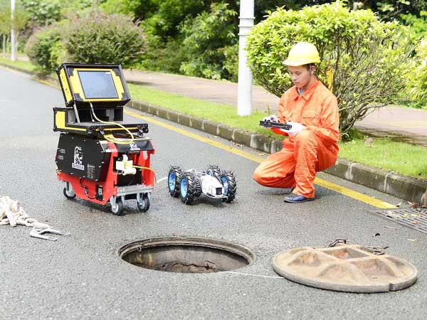 饶河管道机器人检测